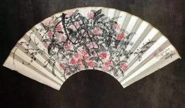 折扇戏美人吃瓜,瓜香四溢品人生